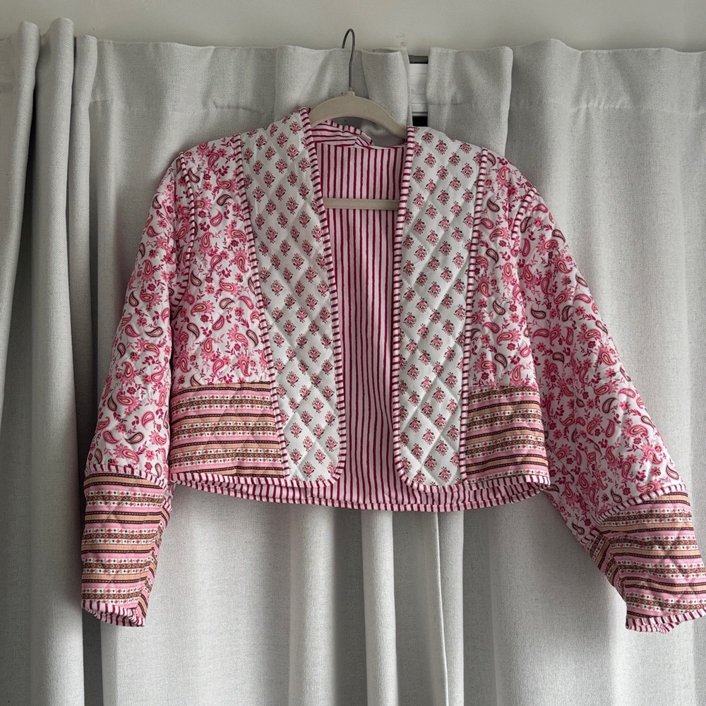Floral Pink Women's Jacket